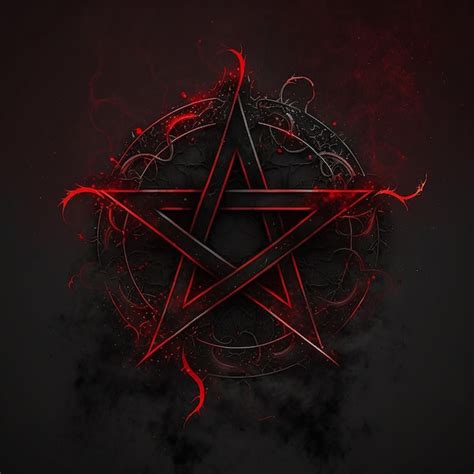 69,000+ Red Pentagram Pictures