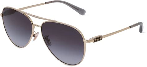 Coach Hc Panie Okulary S Oneczne Pe Na Obr Cz Pilot Metal Ramka