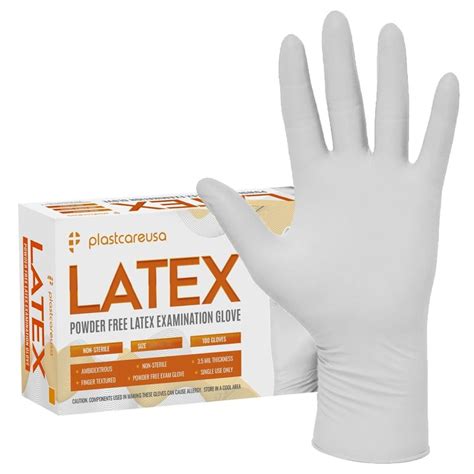 Latex Powder Free Exam Gloves White Large 100box Net32