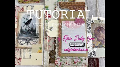 Stacked Envelope File Folder Tutorial Part 2 Craft Along Diy Junk