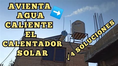 Por qué se tira el agua del calentador solar en 2024 Termasol La