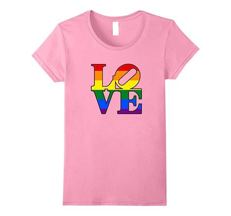 Lgbt Rainbow Love T Shirt Gay Pride Clothing Gay Rainbow 4lvs