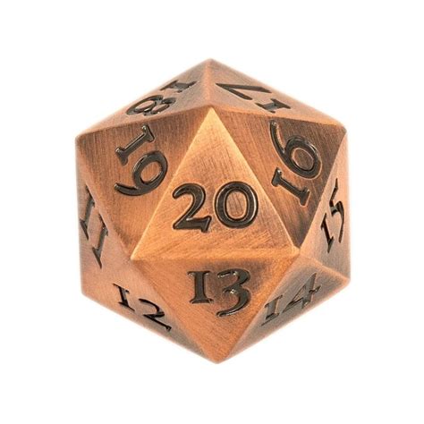 Metal Spindown D20 Dice Set Of 5 Extra Large Extra Heavy Count Etsy