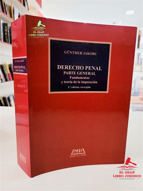 Derecho Penal Parte General LibrerÍa El Gran Libro JurÍdico