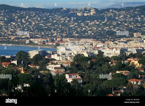 Overview Of The Cap D Antibes And The City Of Juan Les Pins Near Cannes