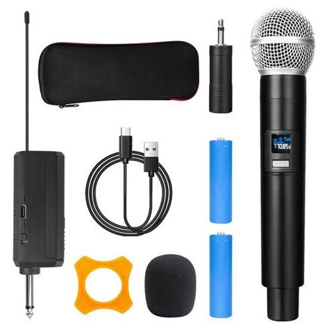 Microphone Karaok Sans Fil Uhf Bag Microphone Sans Fil Avec