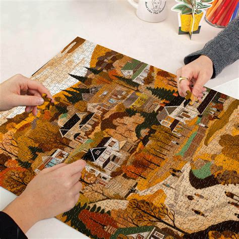 Bboldin® Fall Village Jigsaw Puzzles 1000 Pieces – bboldin