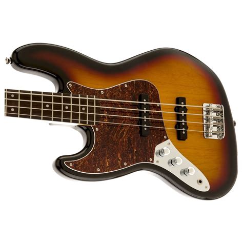 Squier Vintage Modified Jazz Bass Left Handed 3 Tone Sunburst Gear4music