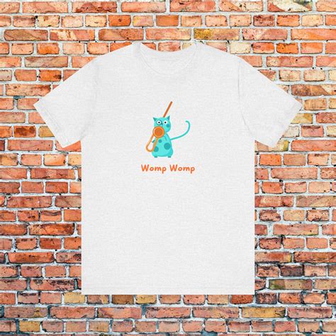 Womp Womp Funny Cat Meme Adult Unisex Jersey Short Sleeve Tee Etsy Uk