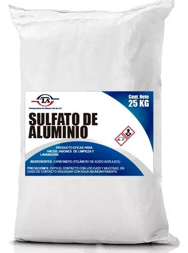 Sulfato De Aluminio Clarificador De Agua Albercas 25 Kilos Envío gratis