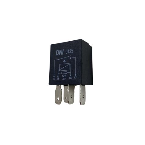 Mini Rele Auxiliar V A Pinos Resistor Universal Carro Ampec