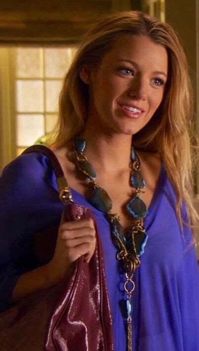 Blake Lively Serena Van Der Woodsen Gossip Girl Necklace Blake Lively Moda Curvy Outfit