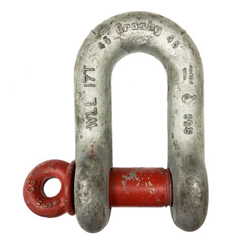 1 12 Inch Crosby G 210 Load Rated Screw Pin Chain Shackles Wesco