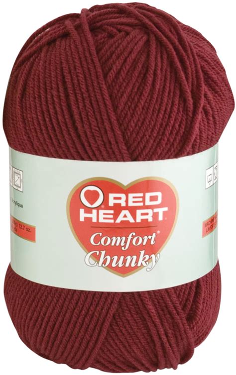 Red Heart Comfort Chunky Yarn-Claret