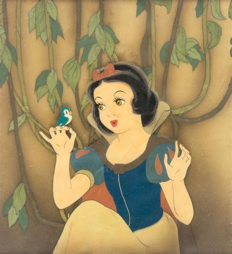 Snow White And The Seven Dwarfs Production Cel Courvois Lot 95075