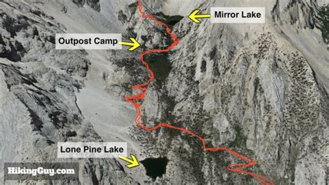 Mt. Whitney Trail Map