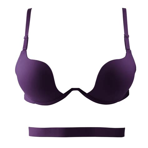 Butterfly V Bras Multi Ways Sexy Ultra Deep V Plunge Halter Push Up Fullness Ebay