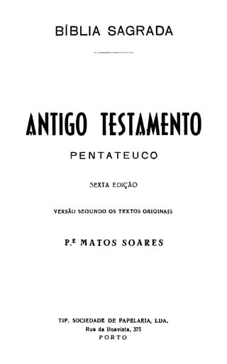 Bíblia Sagrada Pe Matos Soares PDF