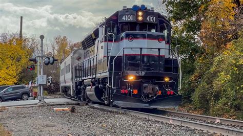 Njt Heritage Unit On The Pascack Valley Line Youtube