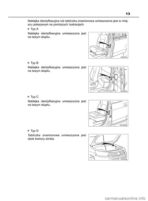 TOYOTA HILUX 2016 Instrukcja obsługi in Polish 660 Pages