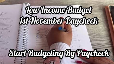 Low Income Budget Budget By Paycheck Budget For Beginners Budget Tips