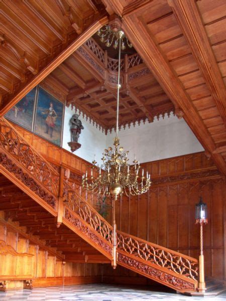 Staircase Lednice Castle Czech Republic