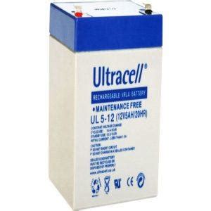 Ultracell V Ah Rechargeable Vrla Lead Acid Battery Ul