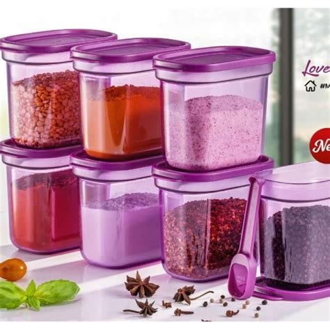 TUPPERWARE UMAMI COLLECTION SALT SPICE CONTAINER DISPENSER BEKAS