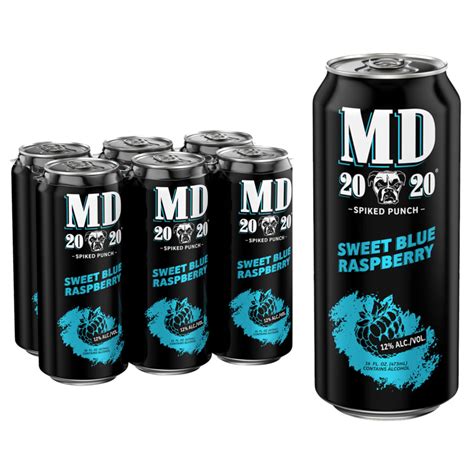 MD 20/20 Blue Razberry 6pk 16oz Can 12.0% ABV -- delivered in minutes