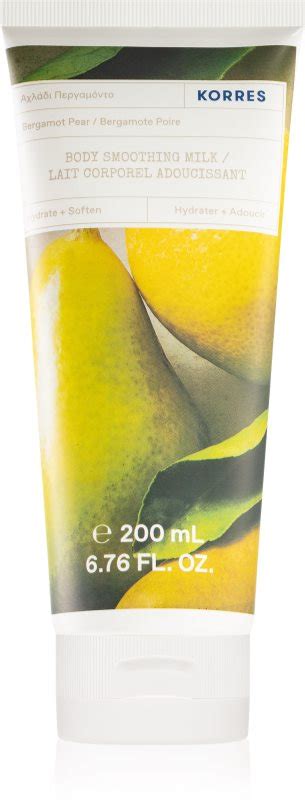 Korres Bergamot Pear Smoothing Body Lotion Notino Ie