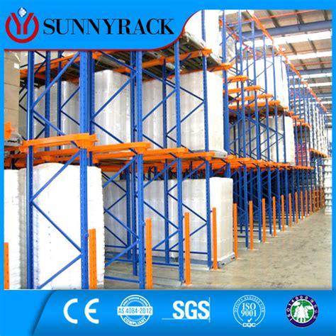 Stable Hot Sale Boltless Rivet Shelf Drive In Pallet Racking For Tyre