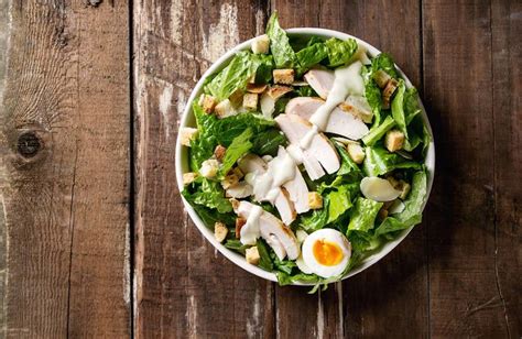 Comment faire une salade Caesar César au poulet