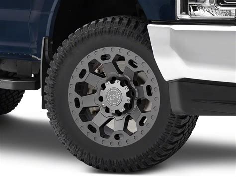 Black Rhino F Super Duty Warlord Matte Gunmetal Lug Wheel X