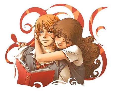 Ron Hermione Romione Fan Art Fanpop