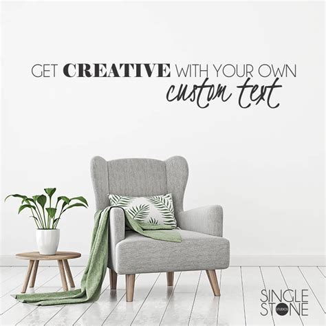 Custom Wall Decal Quote Create Your Own Wall Words Custom Etsy