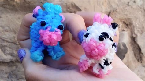 Loomigurumi Baby Cow Tutorial Rainbowloom Youtube