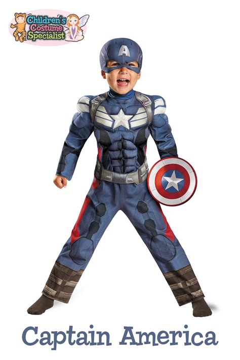 Captain America Deluxe Dark Blue – Children's Costume Specialist