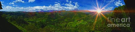 Salento Colombia Panorama Photograph By Al Bourassa Fine Art America