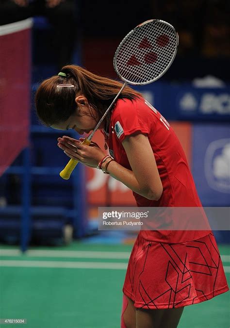 Ratchanok Intanon Of Thailand Reacts After Winning Women S Final