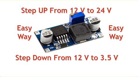 How To Increase And Decrease Dc Voltage Step Up And Down Voltage