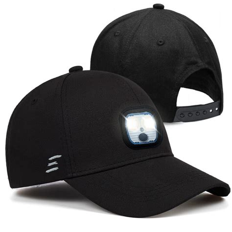 Czapka LED Z Daszkiem Regulowana Unisex Webski Pl