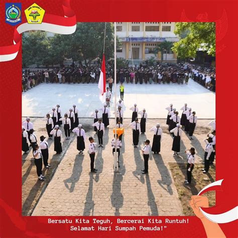 Upacara Memperingati Hari Sumpah Pemuda Ke 95 SMKN 1 MATARAM