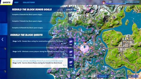 Survive Storm Phases During The Rebuild The Block Event 5 Fortnite Rebuild The Block Quests