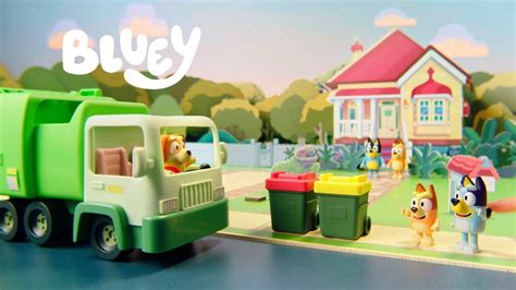 Bluey, Garbage Truck Vehicle Playset, Bluey And Bin Man, 57% OFF