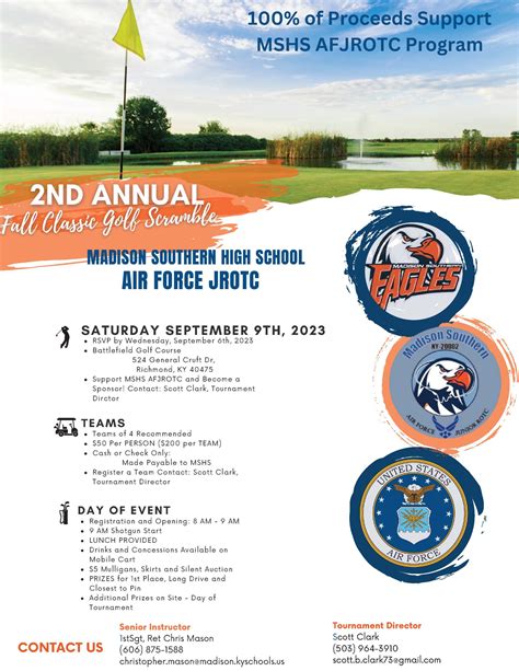 Madison Southern High School Air Force JROTC 2nd Annual Fall Classic ...