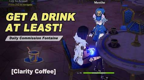 Get A Drink At Least Daily Commission Fontaine Clarity Coffee