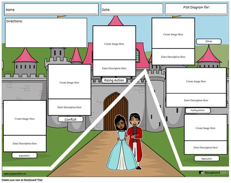 Cor Da Paisagem Do Diagrama De Plotagem 2 Storyboard