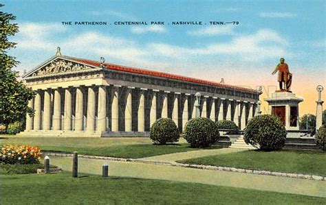 The Parthenon, Centennial Park, Nashville, Tennessee stock image | Look ...