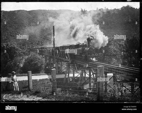 211 Race train crossing Silverstream Bridge ATLIB 159466 Stock Photo ...