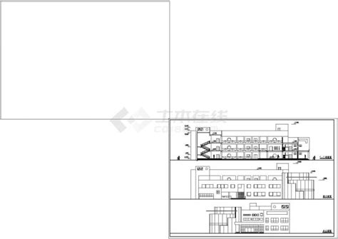 天元幼儿园设计cad施工图幼儿园土木在线